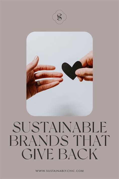 15 Ethical & Sustainable Brands that Give Back with .